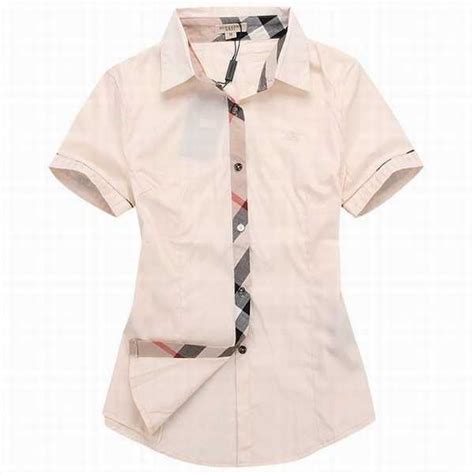 chemise burberry blanche femme